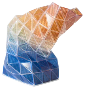 Touch-Me 2.0 Handmade Murano Glass Vase by Matteo Silverio