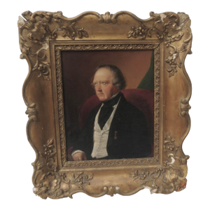 Antique Portrait British Gentleman Portrait