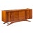 Vladimir Kagan Style Mid Century Walnut Lowboy Dresser For Sale