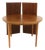 Swedish Round Walnut Table, 1960s For Sale