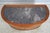 Wood Vintage Marble Top Demilune Linen Cabinet For Sale - Image 7 of 17