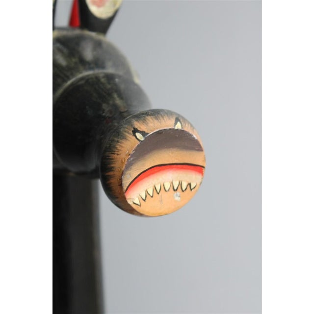 Giraffe Coat Hanger for Children's Bedroom in Lacquered Wood, 1960s For Sale - Image 10 of 14