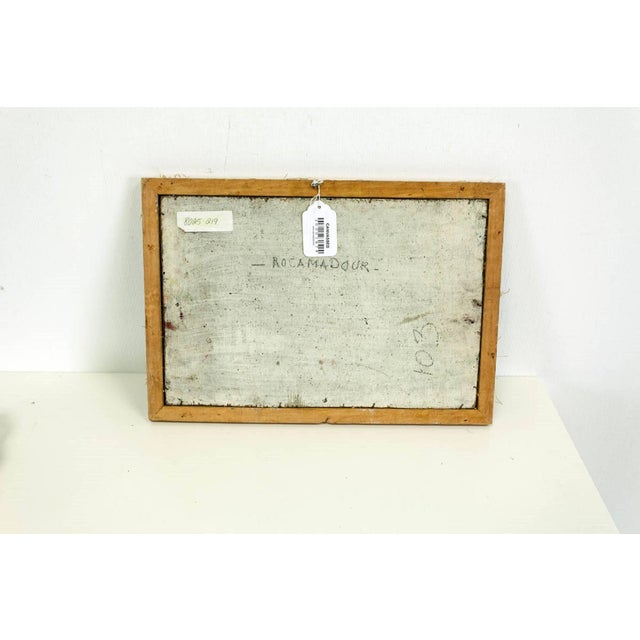 Modern Pierre (Baron) Courtens, Rocamadour, Modernist Abstract Architectural Village Landscape For Sale - Image 3 of 3