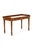 A victorian mahogany side or serving table with a shallow rectangular three-quarter gallery. Below a pair of smooth...