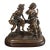 The Courtship - Vintage Bronze Romantic Sculpture – Pastoral Figurative Art For Sale