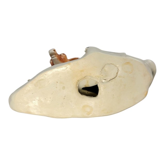 Porcelain Pair of Deer Stag and Doe at Lodge from Derby, 1765-1770, Set of 2 For Sale - Image 6 of 8