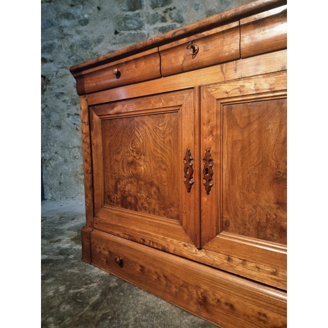 19th Century Louis Philippe French Elm Sideboard For Sale - Image 12 of 18