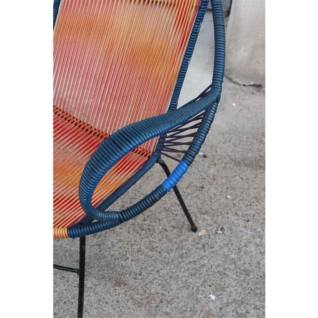 Mid-Century Modern Italian Garden Set in Metal and Plastic, 1950s, Set of 3 For Sale - Image 3 of 14