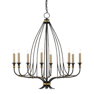 Currey & Company Folgate Chandelier For Sale