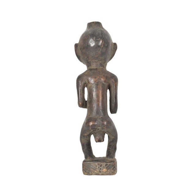 Early 20th Century Early 20th Century Yaka Male Miniature Figure For Sale - Image 5 of 6