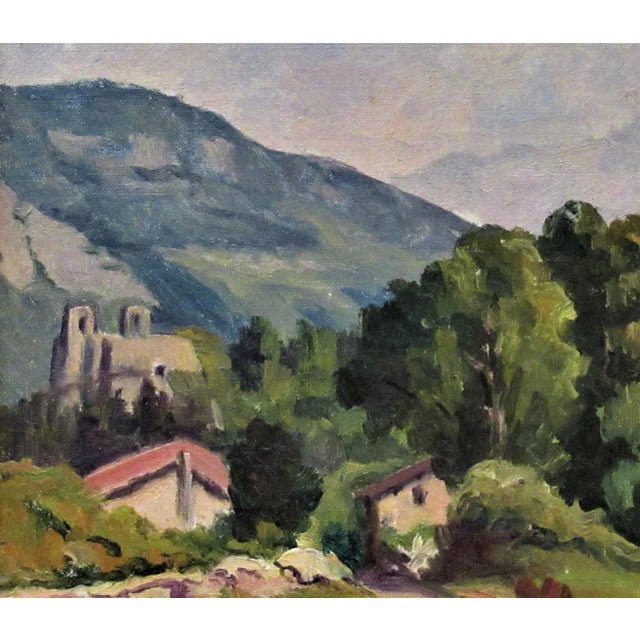 Impressionist Florent Chade, Cote de Lassange, Grenoble Belldone, Circa 1950 For Sale - Image 3 of 6