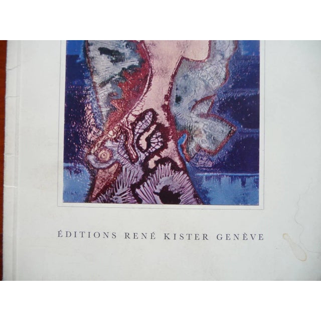 Multiple etching / litography ''Couple à l'enfant'' by Manfredo Borsi, Italian ceramist and painter (1900 to 1967) The...