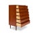 Vintage Danish Mid-Century Six-Drawer Teak Tallboy Dresser 1960s For Sale - Image 4 of 7