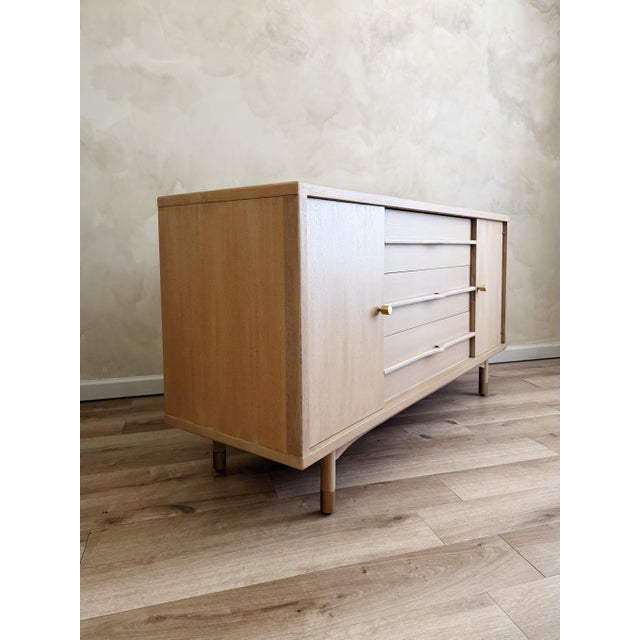Vintage Organic Modern Sideboard | Solid Wood | Natural Finish For Sale - Image 9 of 14
