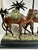Sienna Vintage Orientalist Cold-Painted Bronze Figural Sculpture Candleholder. For Sale - Image 8 of 12