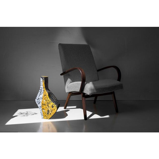 Goldenrod Fragment Ochre I Sculptural Vase by Donatas Zukauskas For Sale - Image 8 of 11