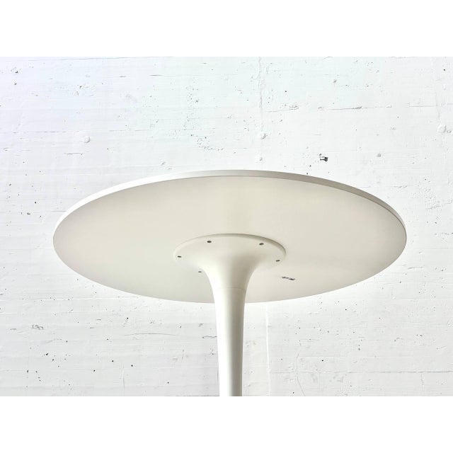 Round Docksta Tulip Table in White from Ikea, 2010s For Sale - Image 10 of 14