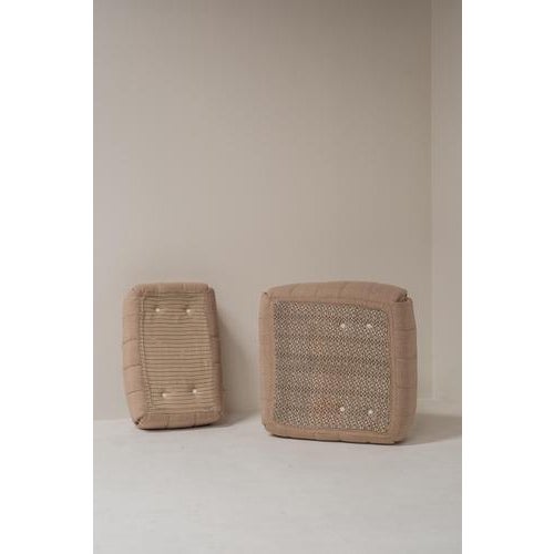 Set of Kashima Lounge Chair and Ottoman by Michel Ducaroy for Ligne Roset, France, 1970s, Set of 2 For Sale - Image 15 of 16