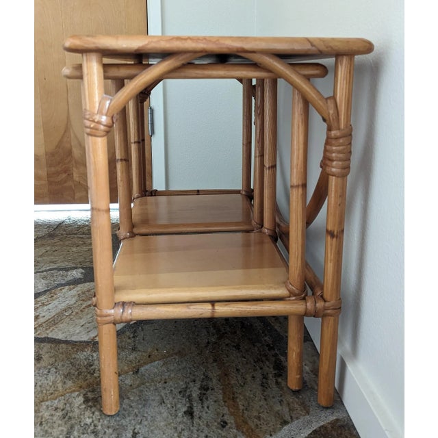 Mid-Century Modern Heywood-Wakefield Ashcraft Nesting Table Set of 3, 1950s For Sale - Image 3 of 11