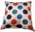 Contemporary Silk Uzbek Ikat Velvet Hand Made Square Pillow Cushion,19x19 For Sale - Image 3 of 3
