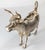 Metal 19th Century 800 Silver German Cow Form Creamer For Sale - Image 7 of 13