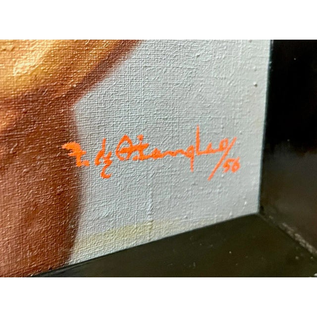 A Pair of Indigenous Filipino Portraits by F. O. Tanglao For Sale - Image 10 of 11