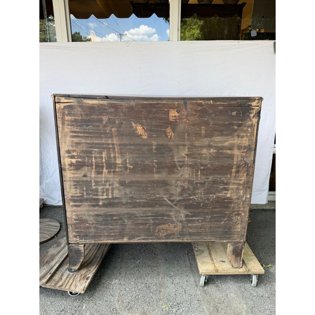 19th Century English Bowfront Chest of Drawers For Sale - Image 13 of 14