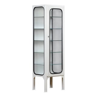 Vintage Medical Cabinet in Glass, 1970s For Sale