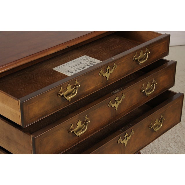 Baker Furniture Company Baker Stately Homes George III Walnut Chest For Sale - Image 4 of 16