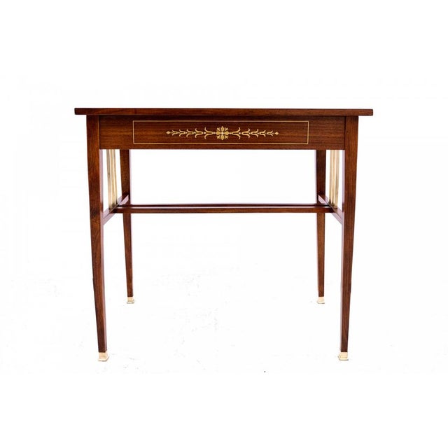 Antique coffee table from the early 20th century, France. Furniture in very good condition, after professional renovation....