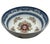 Ceramic Vintage Blue and White Chinoiserie Porcelain Crown Bowl For Sale - Image 7 of 12