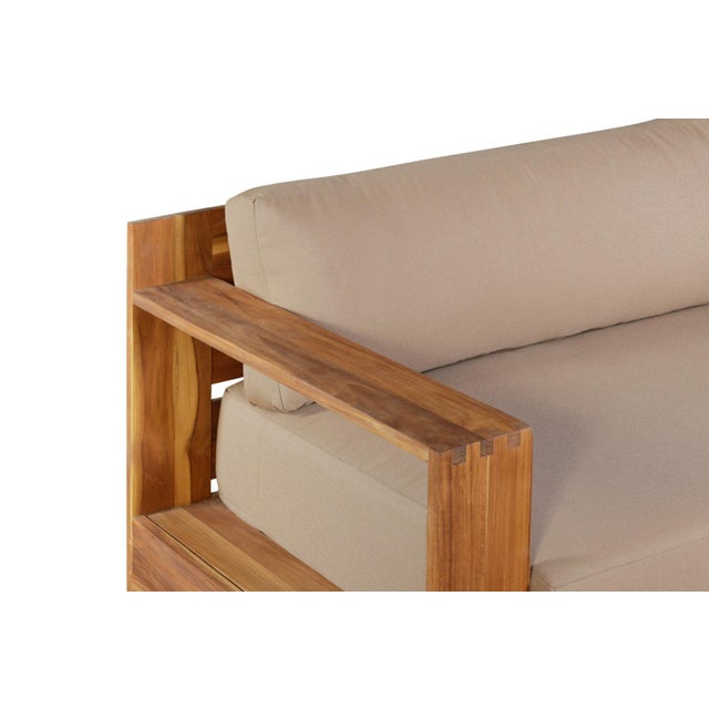 Imperial Grove Outdoor Solid Teak Wood- 84" For Sale - Image 9 of 15