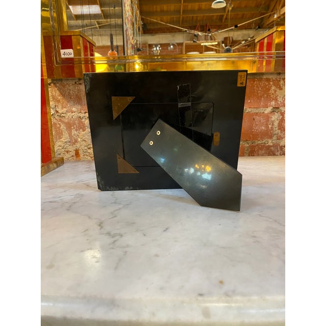 1980s Vintage 1980s Black Italian Picture Frame For Sale - Image 5 of 8