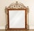 High Quality American Made Solid Wood Frame Beveled Mirror with Iron Scrollwork