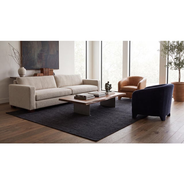 Elevate your space with this exquisite Modern Indian area rug, masterfully crafted using a blend of high-grade natural...