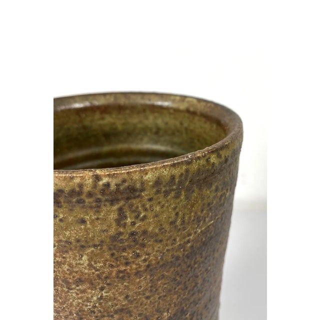 Earthenware Turned Vase by Mobach For Sale - Image 3 of 9