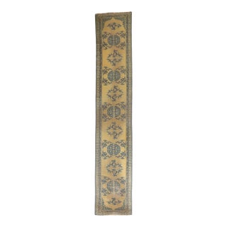19th Century Long Antique Chinese Runner - 2'5" x 14'5" For Sale