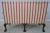 Vintage Upholstered Georgian Style Rolled Arm 6 Leg Loveseat For Sale - Image 15 of 18