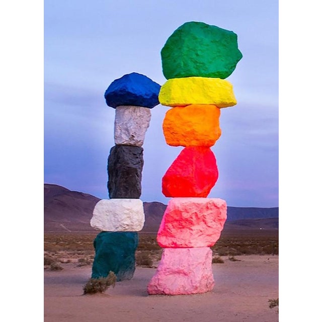 Early 21st Century Franck Leclerc, Seven Magic Mountains, 2023, Photograph For Sale - Image 5 of 6