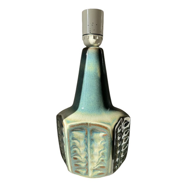 Einar Johansen Danish Star-Shaped Ceramic Table Lamp by Einar Johansen for Søholm, 1960s For Sale