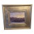 2007 Marty Poole Silver Framed Oil Painting on Artist Board December Lights For Sale