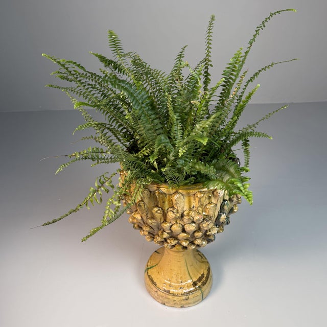 Ceramic Italian Ceramic Plant Stand by Rocco Condurso, 1980s For Sale - Image 7 of 13