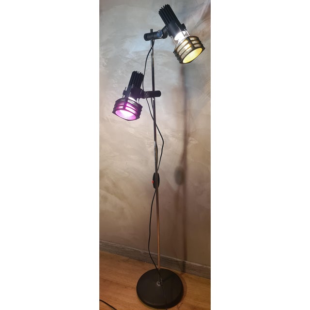 Metal Floor Lamp from Hustadt Leuchten, Germany, 1975 For Sale - Image 10 of 10