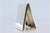 Silver Cigarette Case with Surface Engravings Surrounding a Monogram Card, Gold Interior and Hinged Lid., in Good...