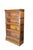 A classic and highly sought-after Antique Globe Wernicke Mission Style Stacking Barrister Bookcase, standing approximately...