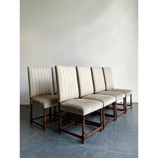 Vintage Dennis and Leen Jacobean Dining Chairs - Set of 8 For Sale - Image 10 of 11