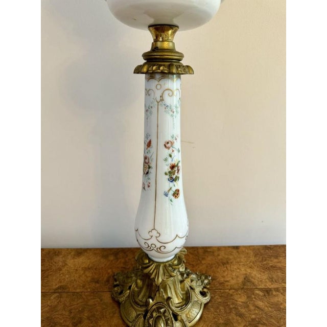 Antique Victorian Oil Lamp, 1880 For Sale - Image 3 of 7