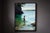 Wood Contemporary Between Sea and Sky by Jon Doran | Oil on Panel Woman Wading Into a Cornish Cove For Sale - Image 7 of 9
