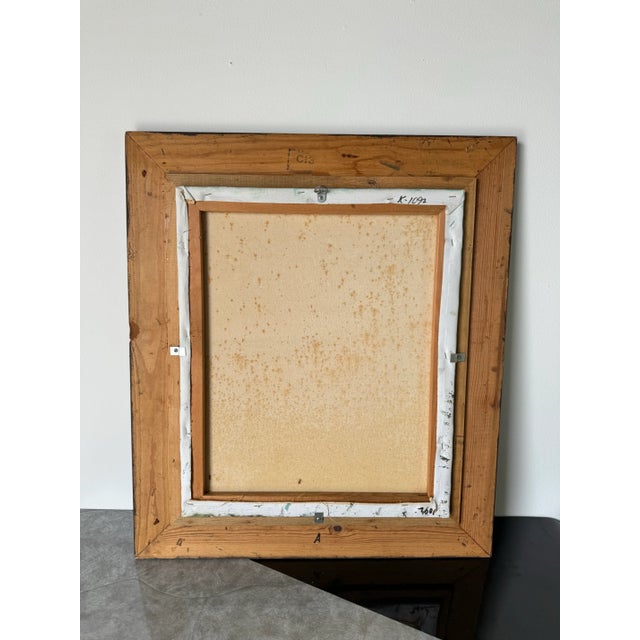 1970's R. Weston Impressionist Beach Seascape Original Oil Painting, Framed For Sale - Image 12 of 12