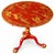 English Georgian Style Red Lacquer and Gilt Chinoiserie Tilt-Top Tripod Table For Sale In Atlanta - Image 6 of 8